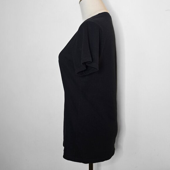 Black Fitted Graphic Britney Spears "#FreeBritney" Short Sleeve Tee T-Shirt - Picture 5 of 7